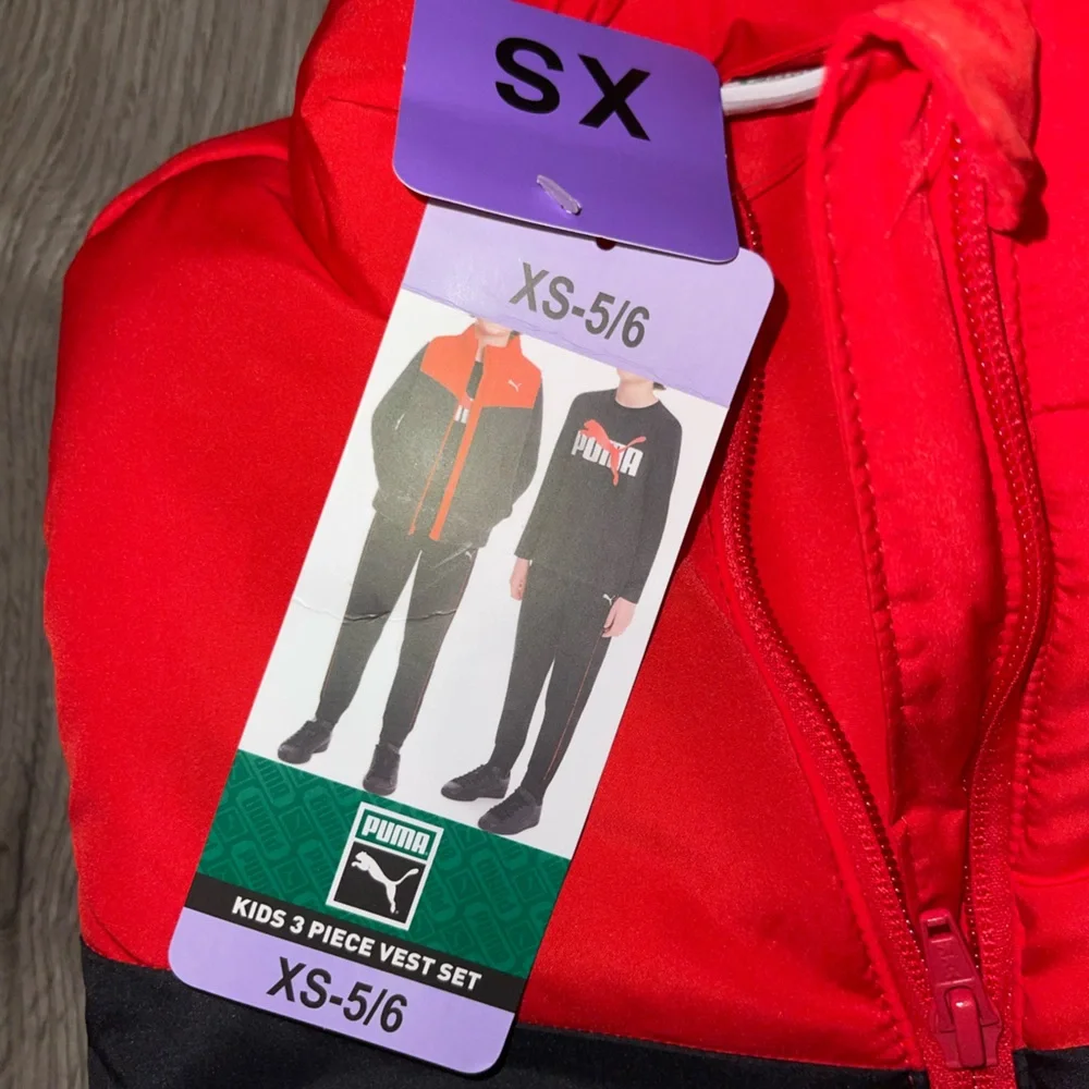 Boys Jacket /Vest‎ Bundle Urban Republic Faux Leather Jacket & Puma Vest … - Picture 14 of 16